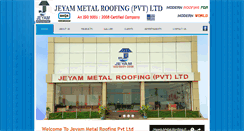 Desktop Screenshot of jeyammetalroofing.com